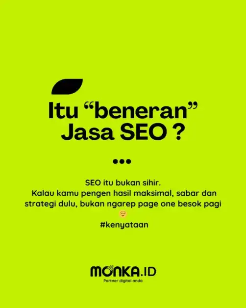 Jasa SEO Jakarta, satir: seo bukan sihir